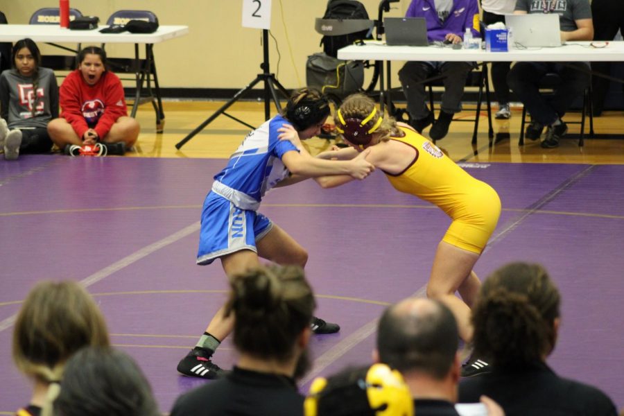 Varsity Girls Wrestling faces tough competition in Great Bend.