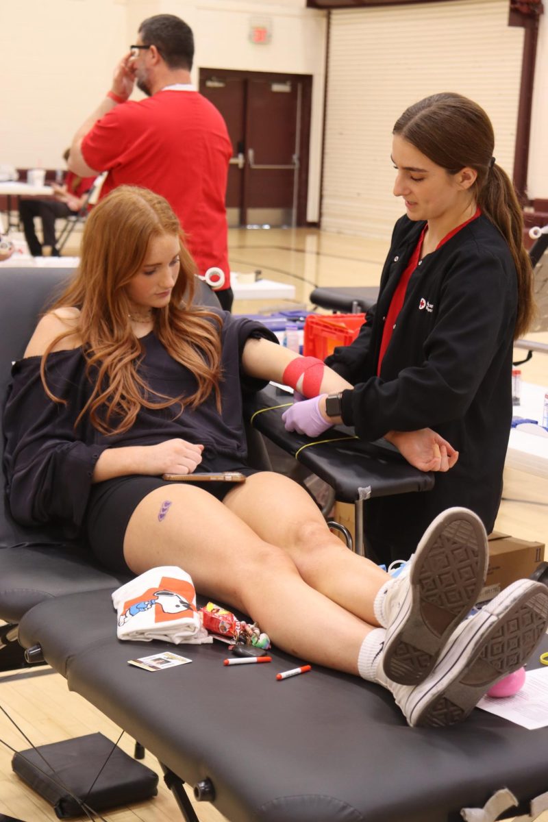 Student group sponsors successful blood drive at Hays High