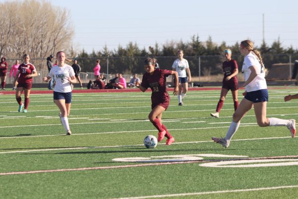 Girls soccer competes against Wichita Trinity