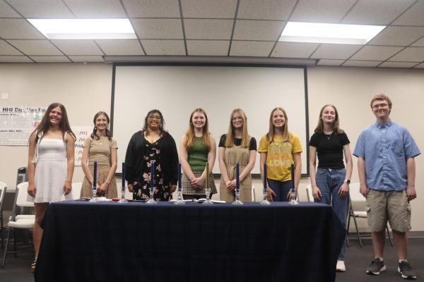 New students join the Quill and Scroll Honor Society