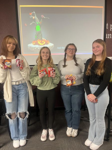 Team of four seniors wins Student Council horror movie trivia contest